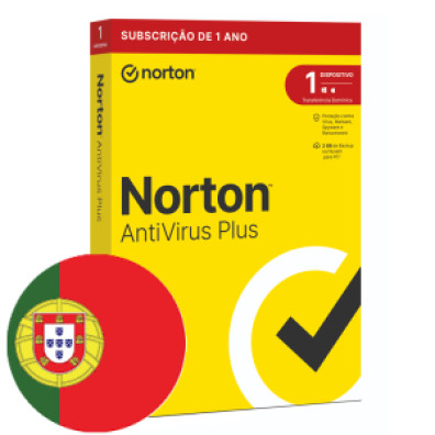 Norton Antivirus Plus en Portugués - 1 Usuario 1 Dispositivo - 12 meses