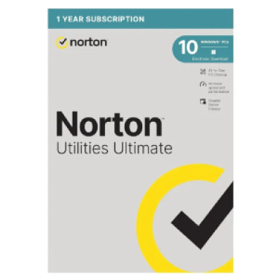 Norton Utilities Ultimate | 1 Usuario 10 Dispositivos 12 Meses Licencia Electrónica