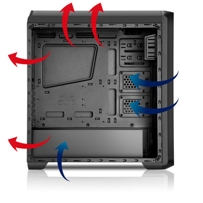 Nox Coolbay ZX LED Verde USB 3.0