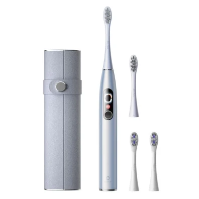 Oclean X Pro - Cepillo de Dientes Eléctrico Digital Set Plata