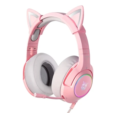 Auriculares ONIKUMA K9 RGB Rosa