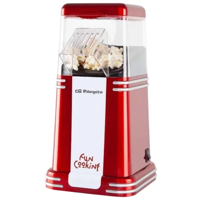 Palomitera Orbegozo PA 4350 Vintage en Rojo/Blanco