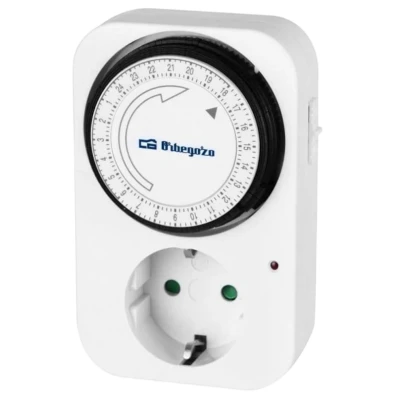 Programador de Enchufe Orbegozo PG 02 Blanco 3500W - Potencia Máxima