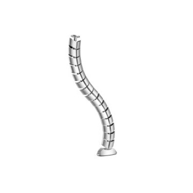 Organizador de Cables Doble Canal EQUIP 650862 Color Plata