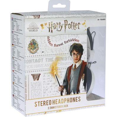 OTL Technologies Harry Potter Escudo Hogwarts Crest Dome Auriculares Infantiles