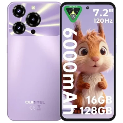 Oukitel C69 Morado 4GB RAM 128GB - Modelo perfecto de smartphone