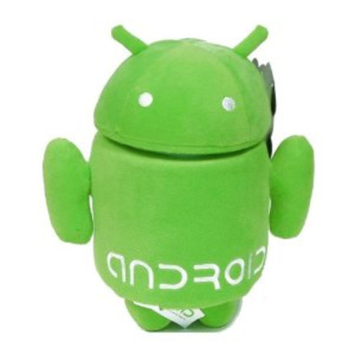 Peluche Android verde 25 cm