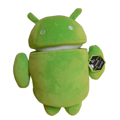 Peluche Android verde 25 cm