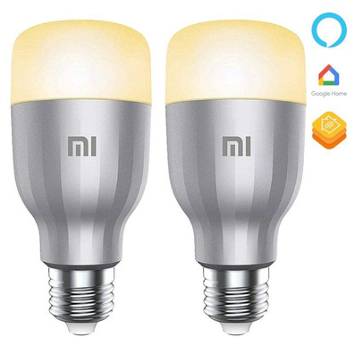 Pack 2 Bombillas Inteligentes Xiaomi MI LED Smart Bulb 10W E27