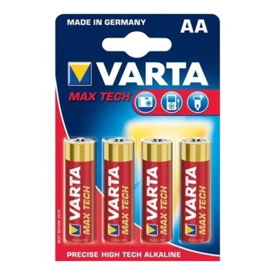Pilas Varta AA Long Life Max Power LR06 - Pack 4 unidades