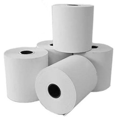 Pack de 10 Rollos Papel Térmico 57x55mm Libre de Bisfenol A - Marca APPROX