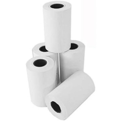 Pack de 10 Rollos de Papel Térmico 57x35mm Libre de Bisfenol A - Marca Approx