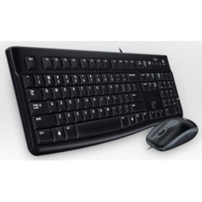TECLADO Y MOUSE LOGITECH MK120 FRANCES CON CABLE USB