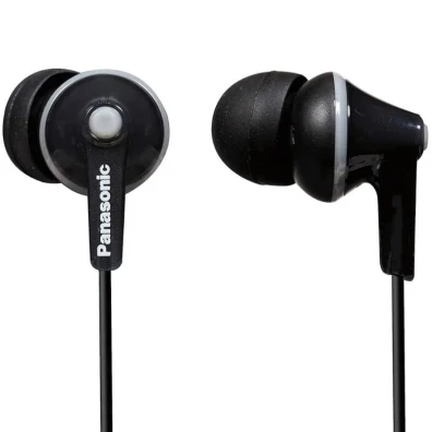 Auriculares Panasonic RP-HJE125E-A Alámbricos OctaRib Negro
