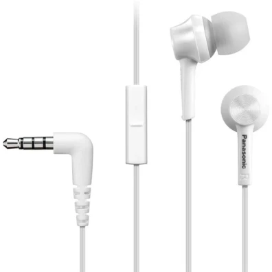 Auriculares Panasonic RP-TCM55E Blanco Intraaurales Alámbricos