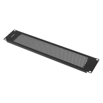 PANEL CIEGO 19" MALLA 2U NEGRO