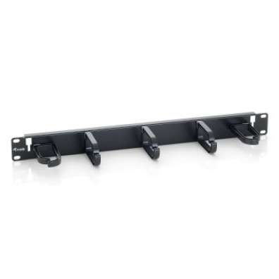 PANEL ORGANIZADOR DE CABLES NEGRO 1U - Para Armario Rack 1 UD