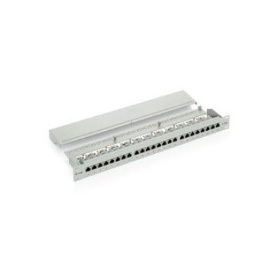 PATCH PANEL CATEGORÍA 5e APANTALLADO - 24 PUERTOS (RAL7035)