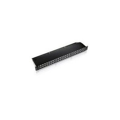 PATCH PANEL EQUIP 48 PUERTOS CATEGORIA 6 APANTALLADO 1U COLOR NEGRO