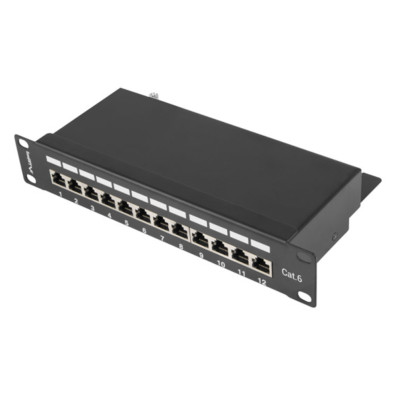 Lanberg - PPF6-9012-B panel de parcheo
