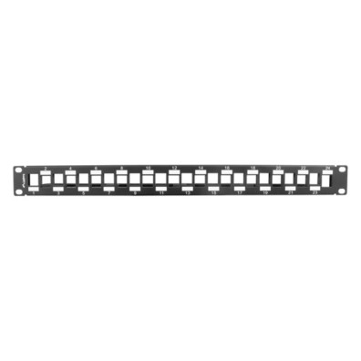 Lanberg - PPKS-1224-B panel de parcheo 1U