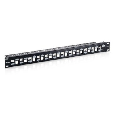 PATCH PANEL CAT.6 VACIO APANTALLADO - 24 PUERTOS KEYSTONE