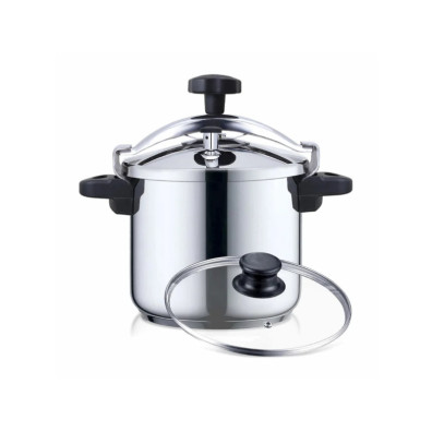 Olla Inox Plus Haeger con Válvula Rotativa 10L