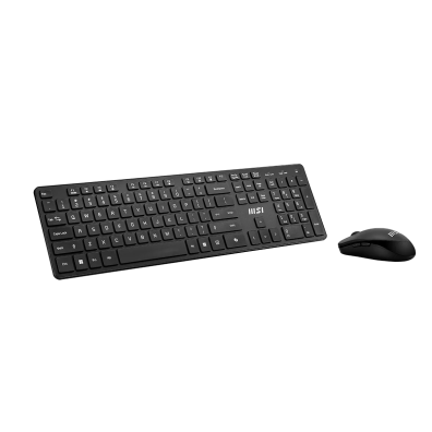 TECLADO + RATÓN INALÁMBRICO COMBO COPILOT PRO BLACK MSI