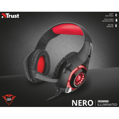 TRUST NERO ILLUMINATED GAMING HEADSET GXT 313