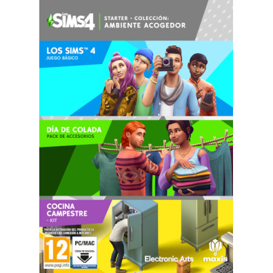 LOS SIMS 4 STARTER COLLECTION: AMBIENTE ACOGEDOR (LOS SIMS 4 + DIA DE COLADA + COCINA CAMPESTRE)