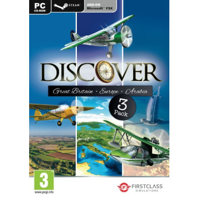 DISCOVER GREAT BRITAIN, EUROPE & ARABIA - FSX (STEAM)