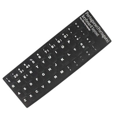 Pegatinas Teclado Portugués Negro - Personaliza tu Teclado!