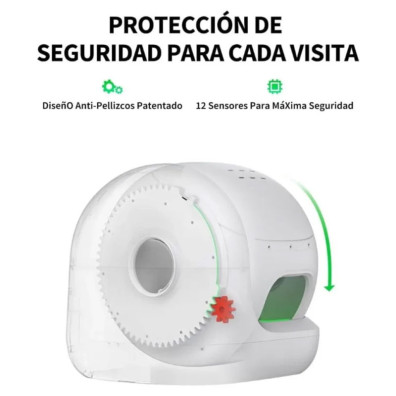 PETKIT Purobot Max Pro 2 Arenero Autolimpiable 76 L con Cámara IA xSecure