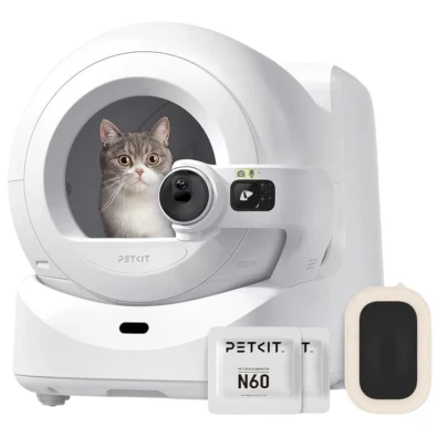PETKIT Purobot Ultra Arenero Autolimpiable 70L con App y Cámara IA