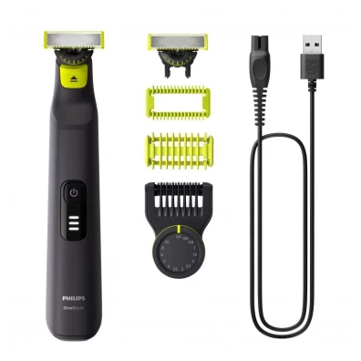 Philips OneBlade Pro 360 - Depiladora y Afeitadora Facial y Corporal