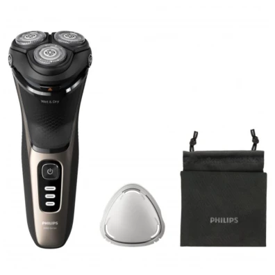 Afeitadora eléctrica Philips Shaver 3000 Series - Negro/Oro