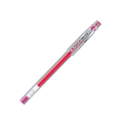 Caja de Bolígrafos de Tinta de Gel Pilot G-TEC-C4 NG4VI Rosa - Pack de 12 Uds.