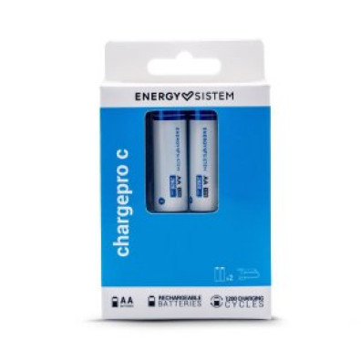 PILAS RECARGABLES AA ENERGY SISTEM USB-C 740mWh - PACK DE 2
