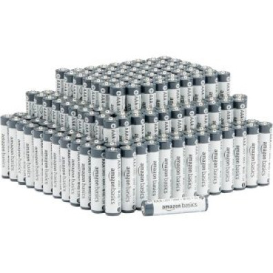 PILAS ALCALINAS AAA AMAZON BASICS - PACK DE 150 unidades