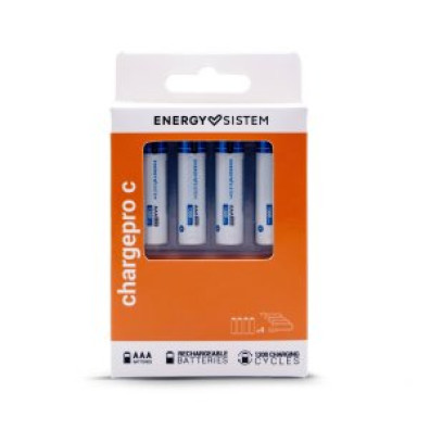 PILAS RECARGABLES AAA ENERGY SIS CON CONECTOR USB-C 1110mWh - PACK DE 4