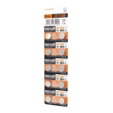 Pilas LR1130 Maxell 1.5V - Blister 10 unidades