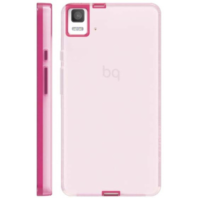 Funda Gummy BQ Aquaris E5S/E5 4G Rosa