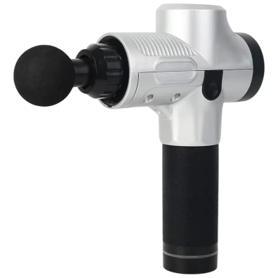 Pistola de Masaje Muscular Blanco 30 Niveles - MG-009 con 6 Cabezales