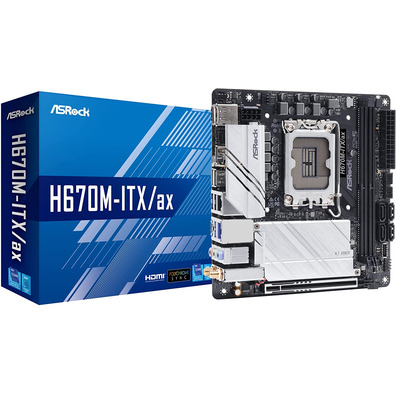 Placa Base Asrock 1700 H670M ITX/AX DDR4