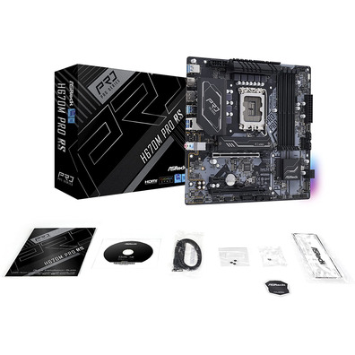 Placa Base Asrock 1700 H670M Pro RS DDR4