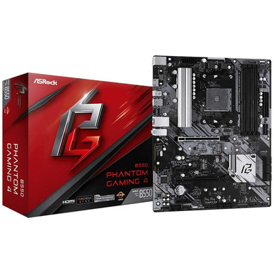 Placa Base Asrock AM4 B550 Phantom Gaming 4