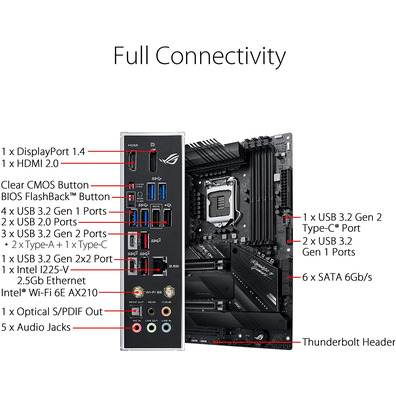 Placa Base ASUS 1200 ROG Strix Z590-F Gaming Wifi