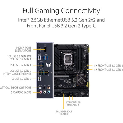 Placa Base ASUS 1700 TUF Gaming Z790-Plus D4