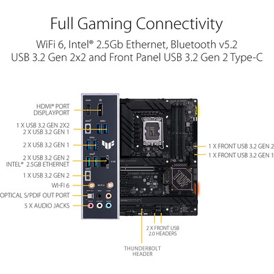 Placa Base ASUS 1700 TUF Gaming Z790-Plus Wifi D4