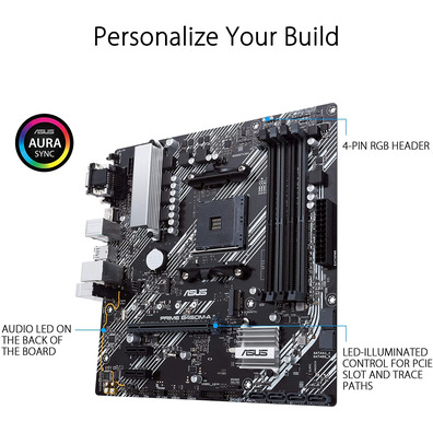 Placa Base Asus Prime B450M-A II AM4